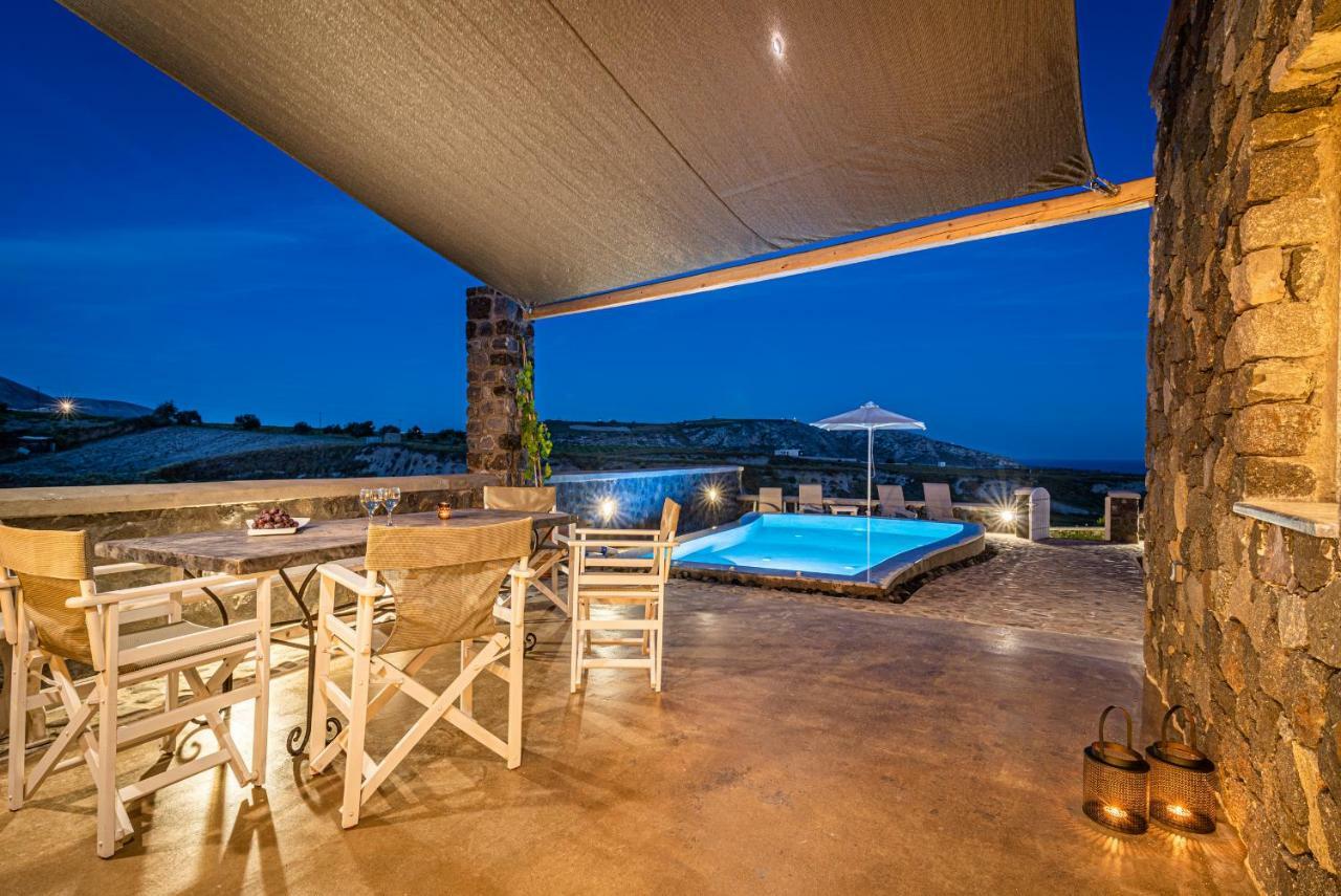 Klimata House - Private Jacuzzi Pool & Bbq Villa Vlychada المظهر الخارجي الصورة
